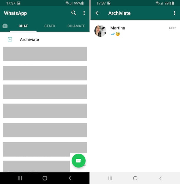 Come rileggere le chat archiviate su whatsapp