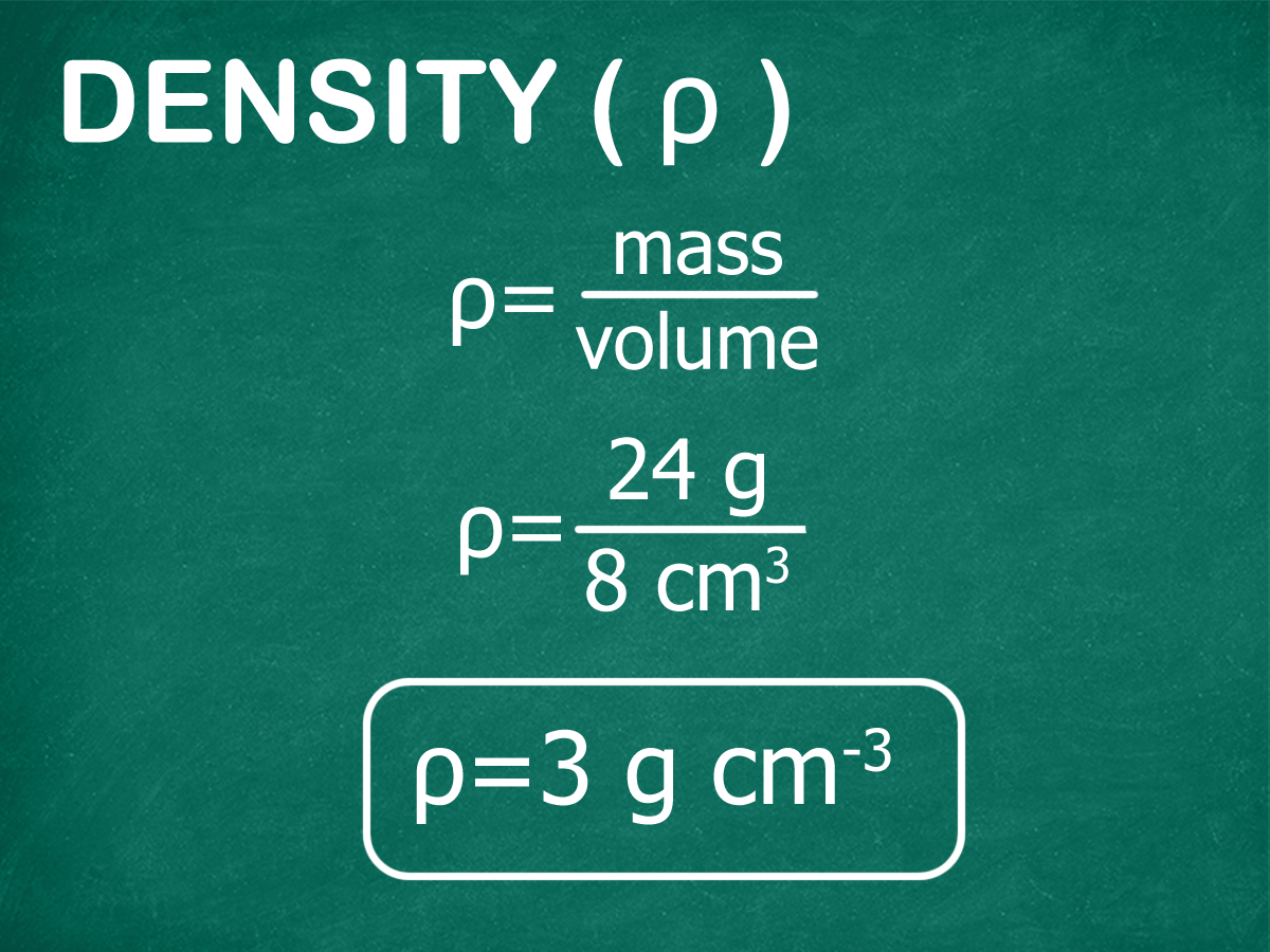 Come si calcola il volume con massa e densita