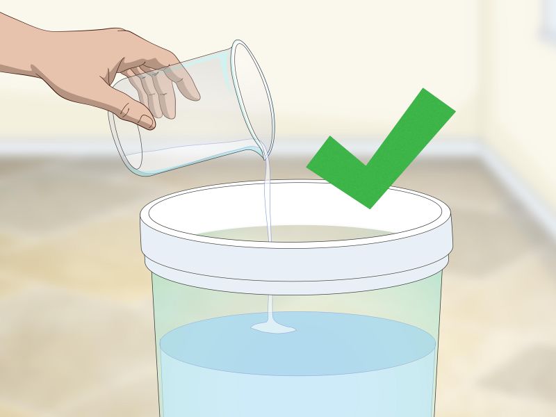 Diluire un liquido aggiungendo acqua cose