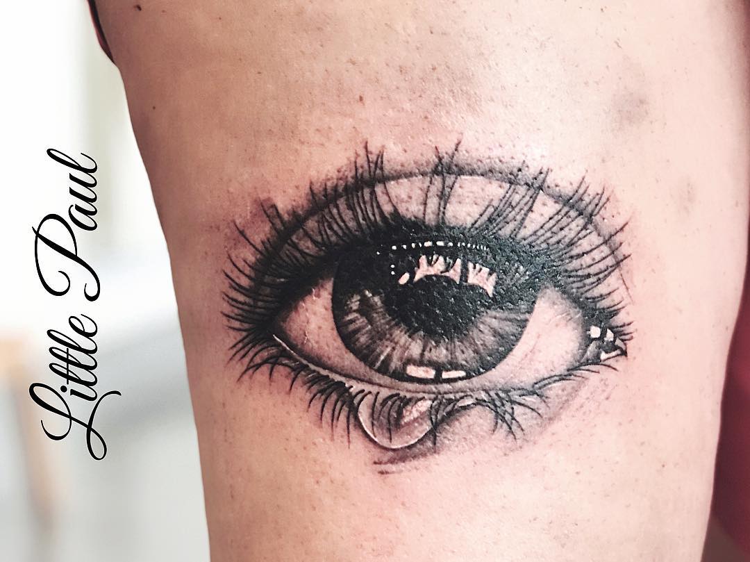 Tatuaggio occhio con lacrima significato