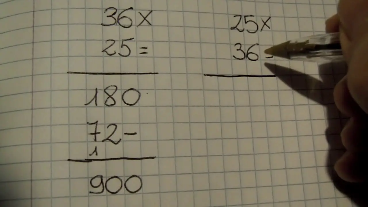 Qual e la prova della moltiplicazione in quarta elementare